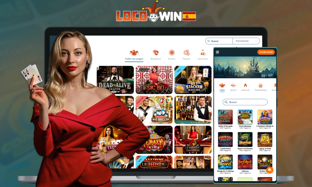 Locowin Spain es un casino online con cientos de juegos con licencia, opciones de apuestas deportivas y generosos bonos