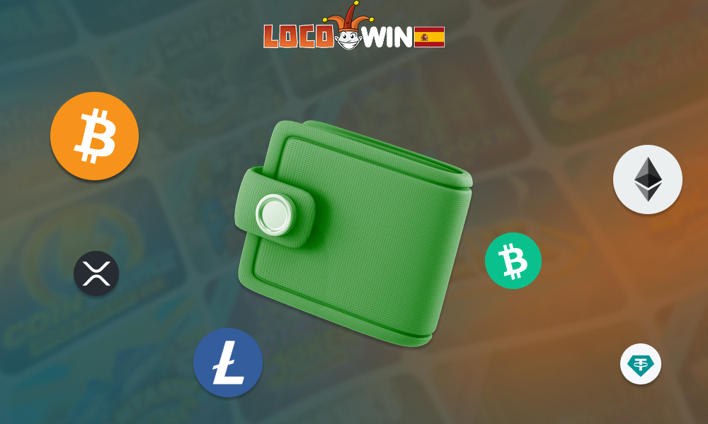 Tanto para depositar como para retirar ganancias de Locowin, los usuarios de España pueden utilizar la criptomoneda
