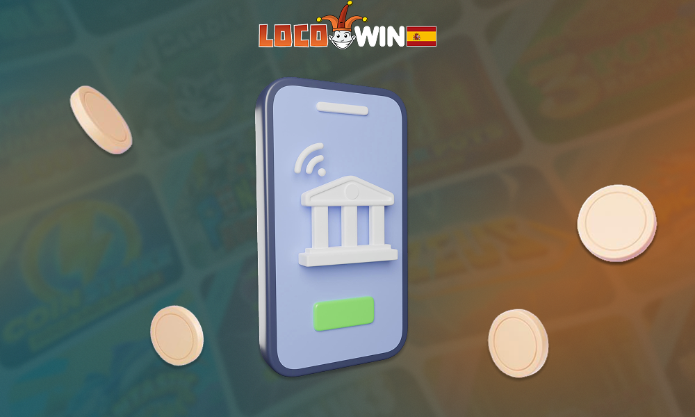 Puede retirar sus ganancias y recargar su cuenta Locowin mediante transferencia bancaria